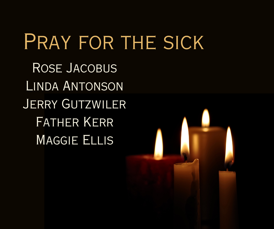 Prayers for the sick