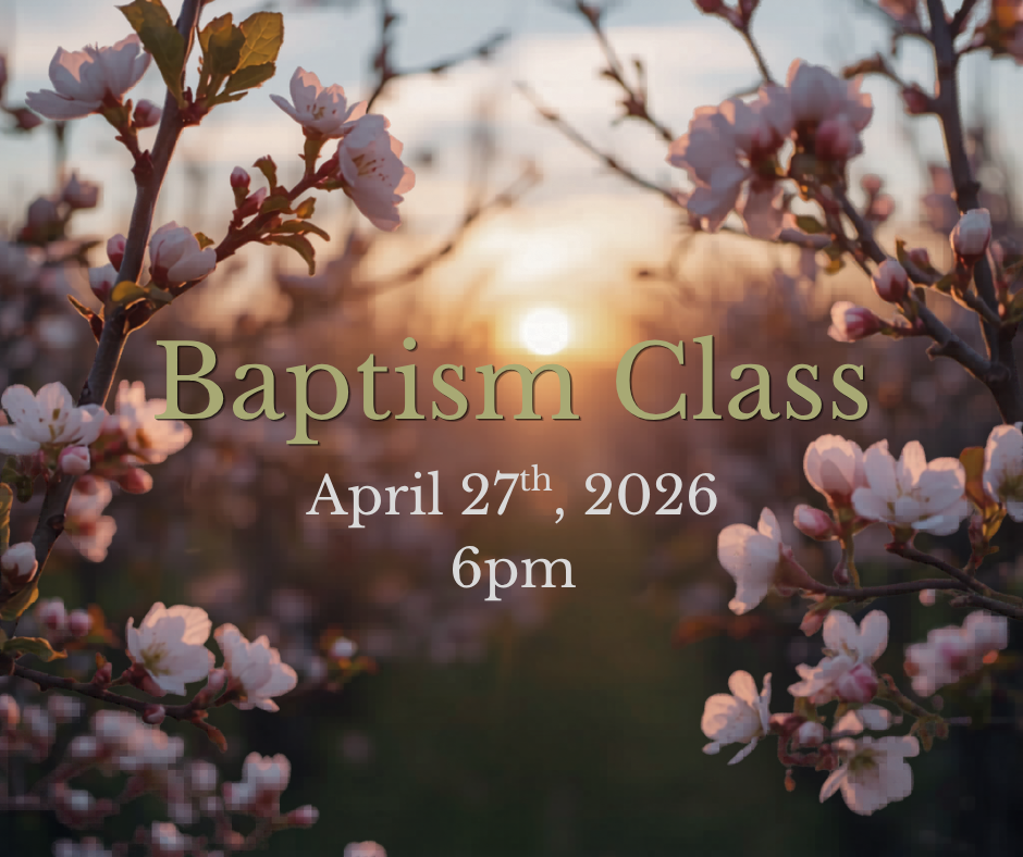 Baptism Class