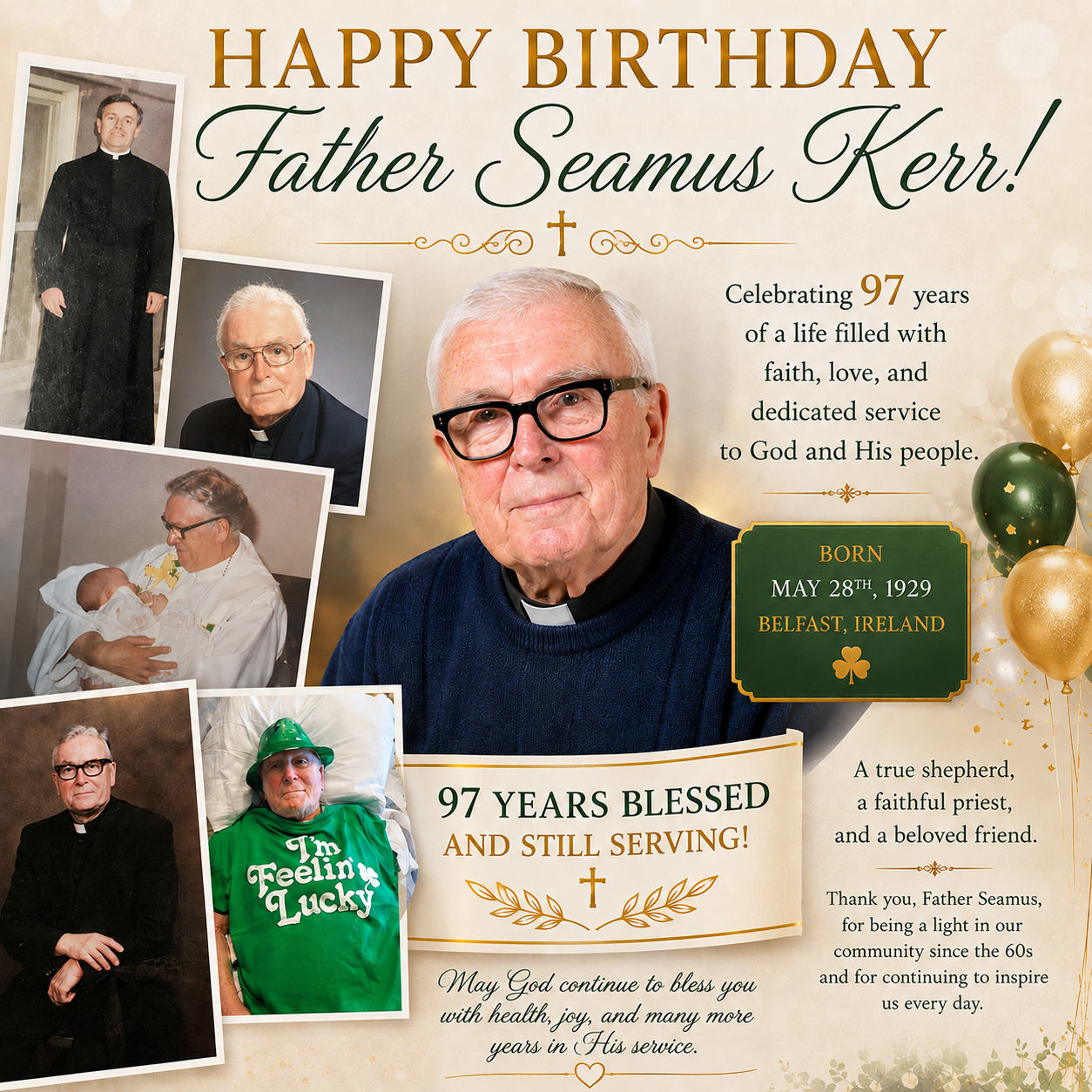 Happy Birthday Father Seamus