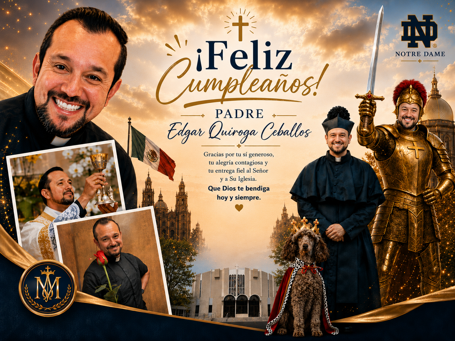 Feliz Cumpleaños Padre Edgar