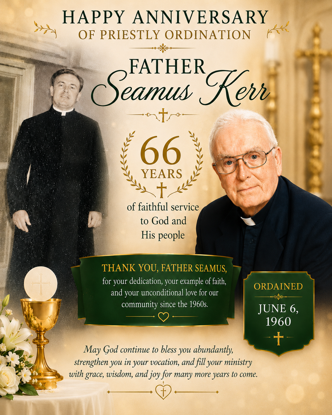 Father Seamus Kerr Ordination Anniversary