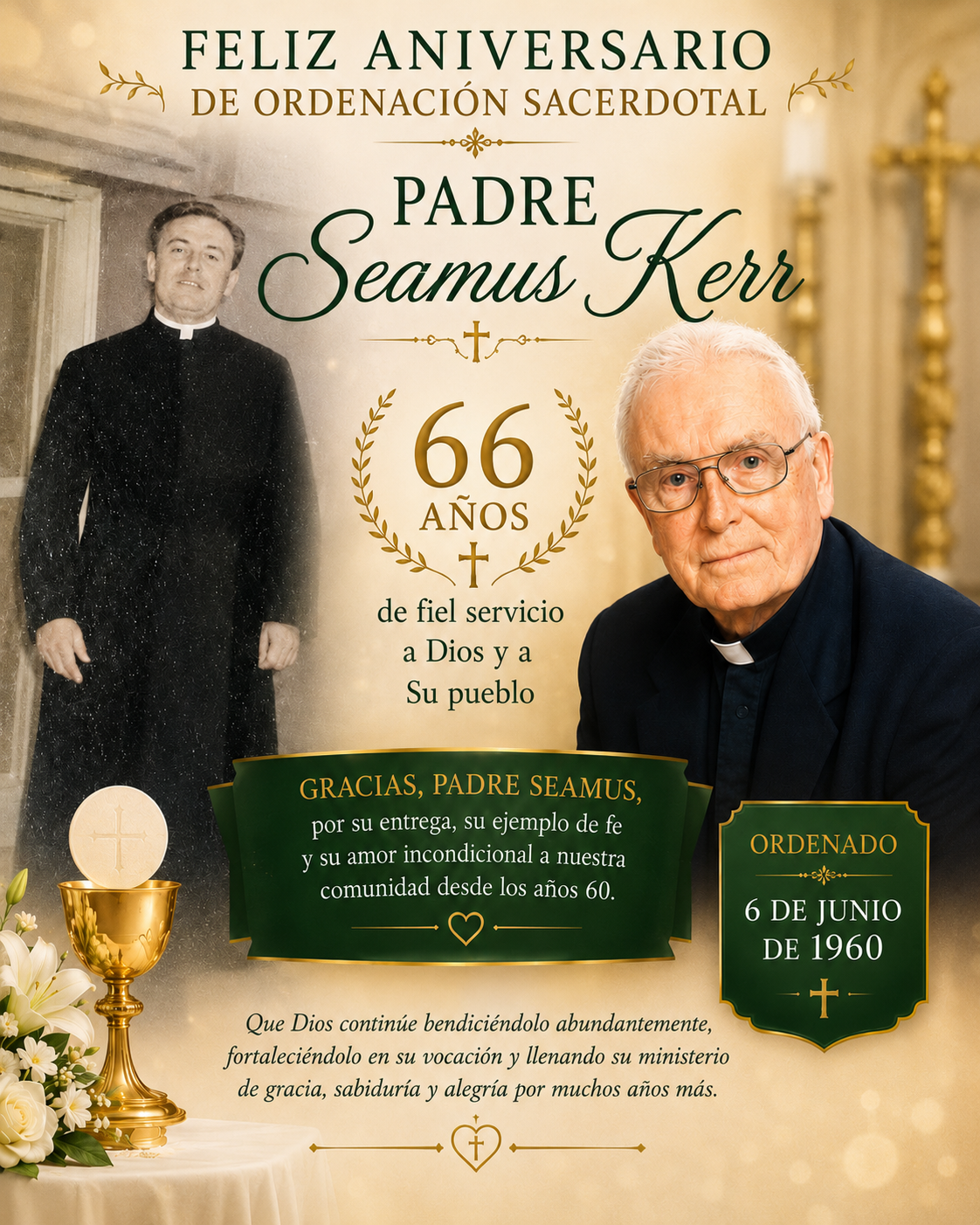 Aniversario de Ordenación de Padre Seamus Kerr