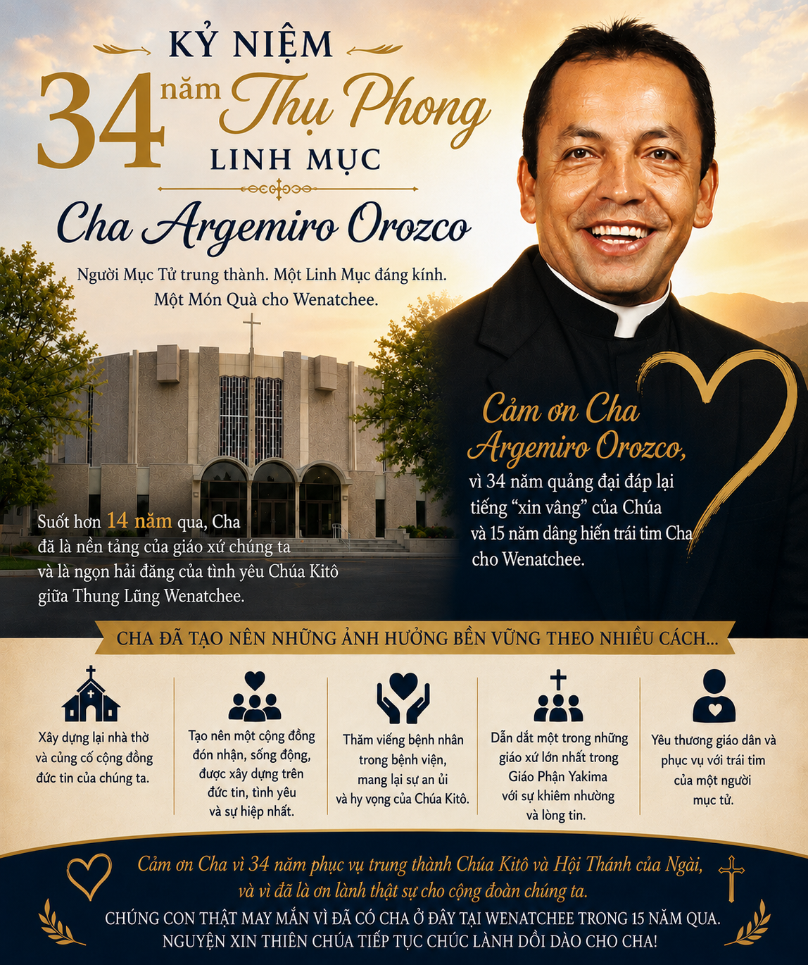 Kỷ Niệm Linh Mục Cha Argemiro Orozco