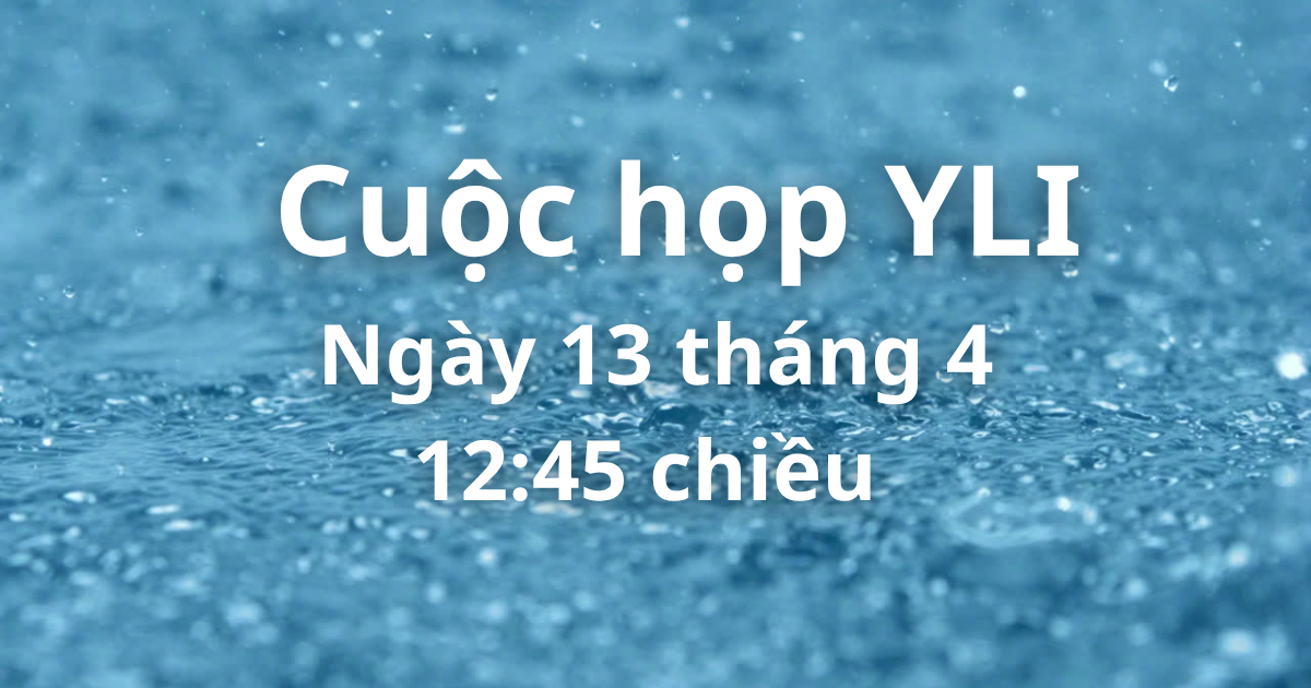 Cuộc Họp YLI Tháng Hai